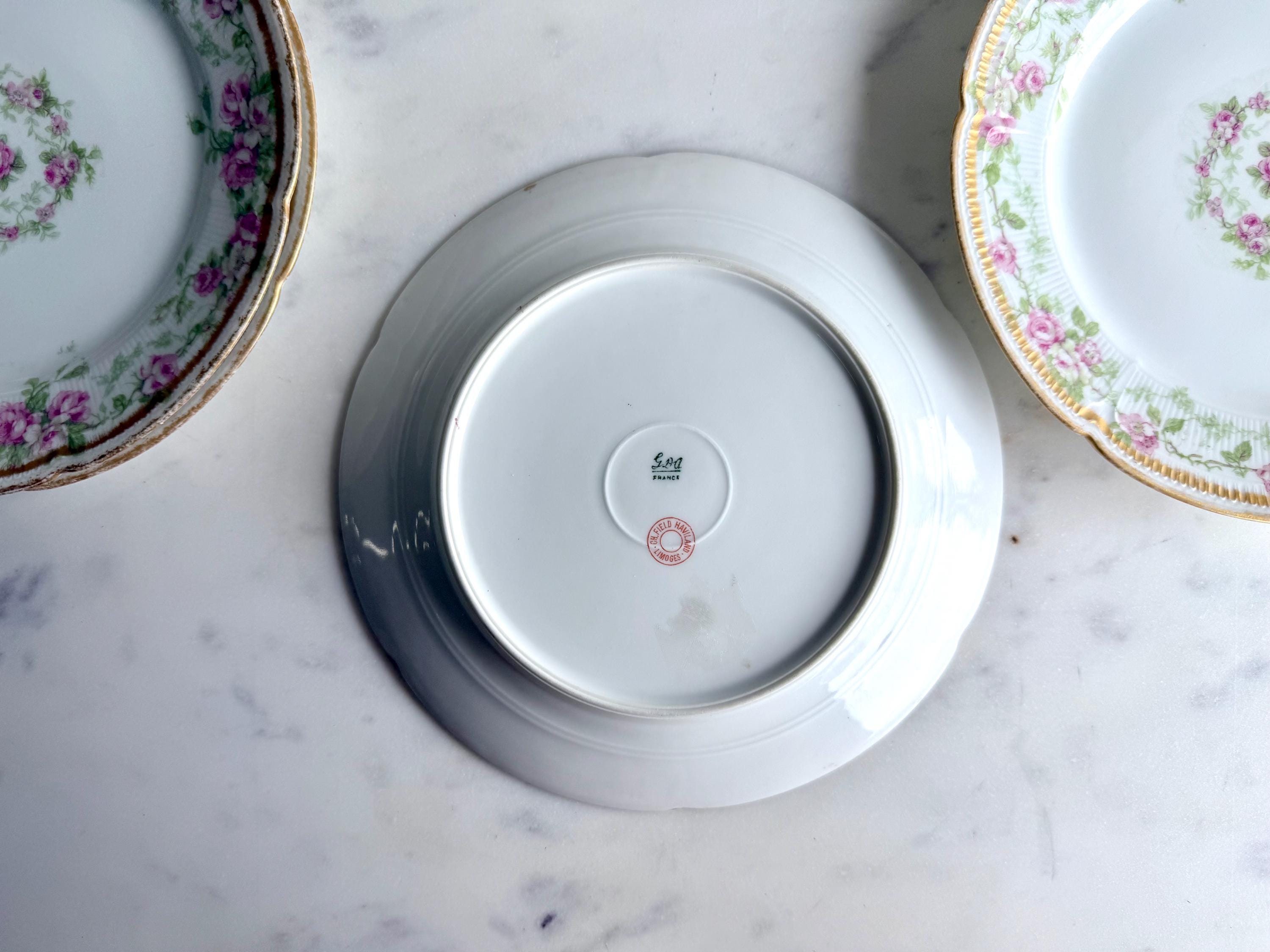 GDA Limoges France Charles Haviland Small Plate CH Field