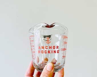 Anchor Hocking Liquid Cup Measurer | Baking | Cooking | Measurements | Ingredients | Kitchen | Graphic | Modern Farmhouse | Vintage Kitchen