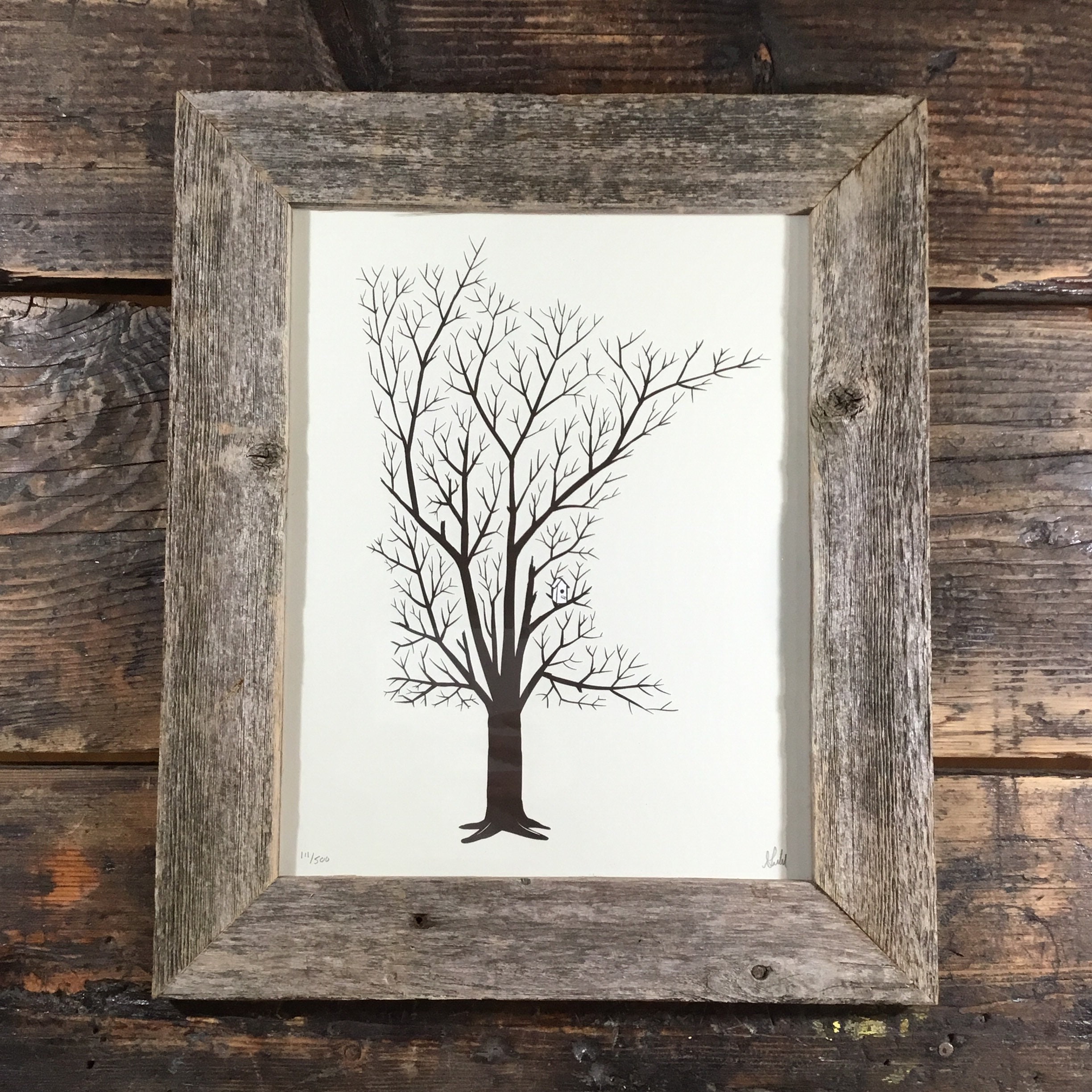 Ingram Reclaimed Wood 4x6 Frame by HomArt