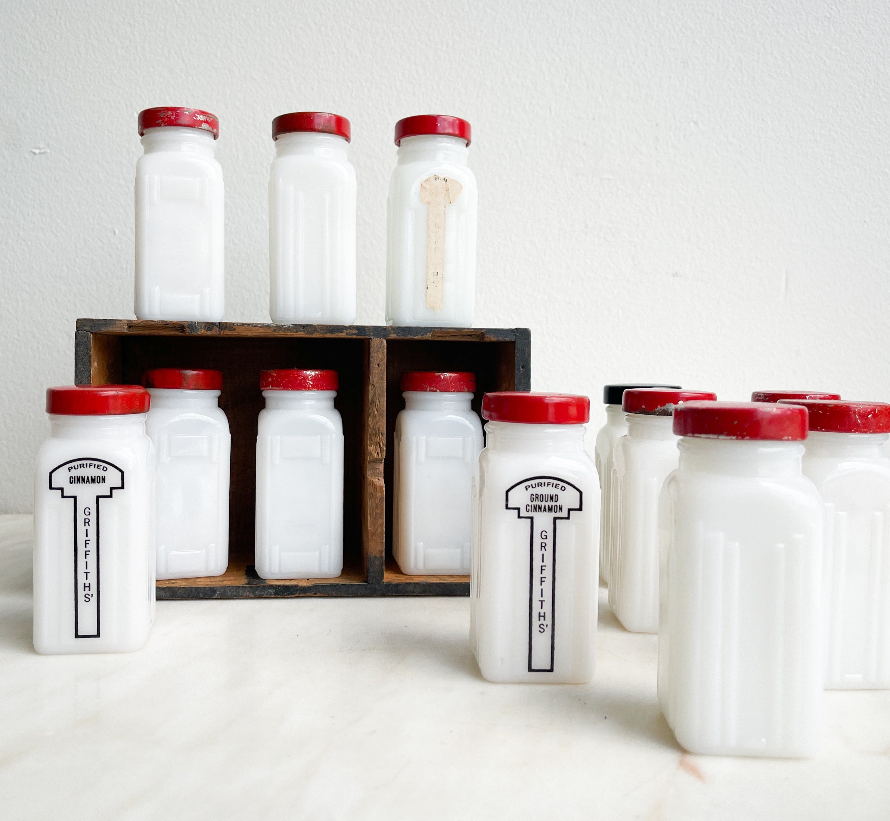 Griffiths spice jar lids - Etsy 日本
