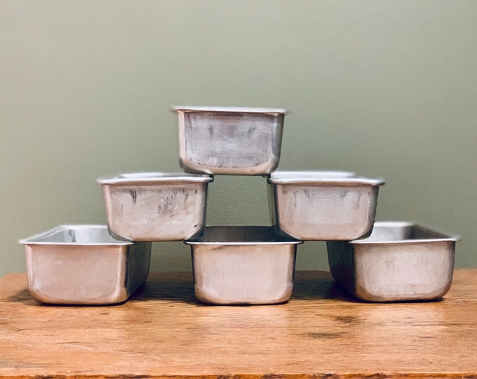 Mini Bread Pan Mini Loaf Pan Tin Pan Aluminum Pans Mini Loaf Pans 1960s
