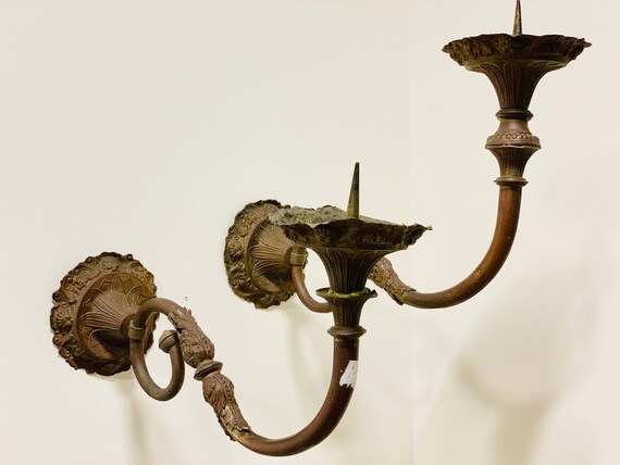 Large metal wall sconces deals