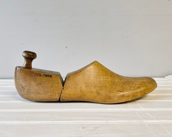 Antique Wooden Shoe Form | Wood Shoe Form | Cobbler Shoe Mold | Shoe Stretcher | Farmhouse | Industrial | Primitive | Haberdashery