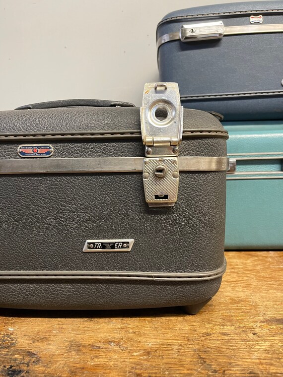 Vintage Train Case American Tourister Vintage Lug… - image 5