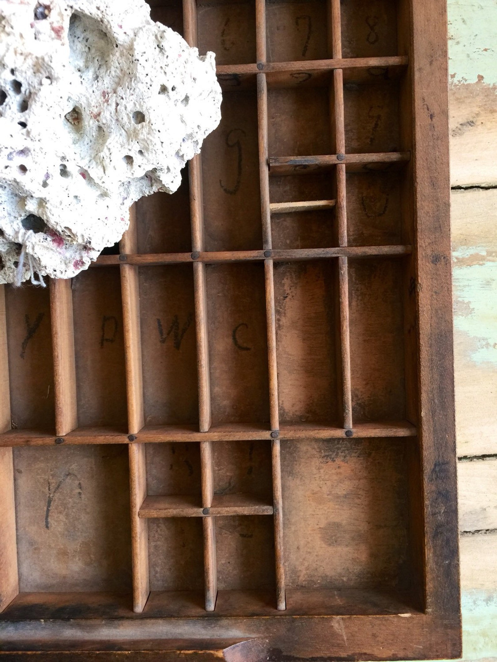 Vintage Printer Drawer Industrial Chic Antique Storage Etsy