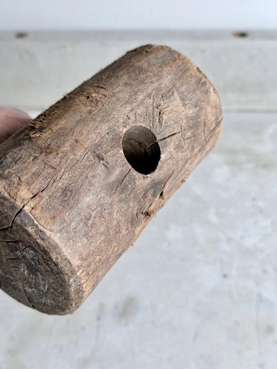 Marteau En Bois Primitif Vintage Maillet Grand Charpentier En Bois Primitif Vintage Maillet Grand Charpentier 144018892723