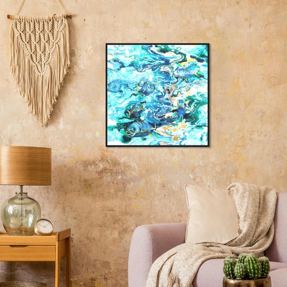 Framed Ocean Life Art Print