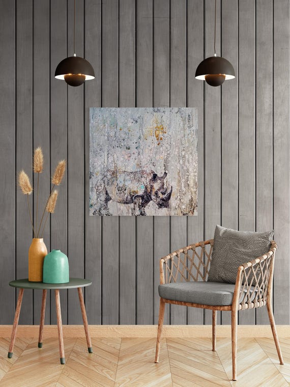 Rhinoceros Art Print