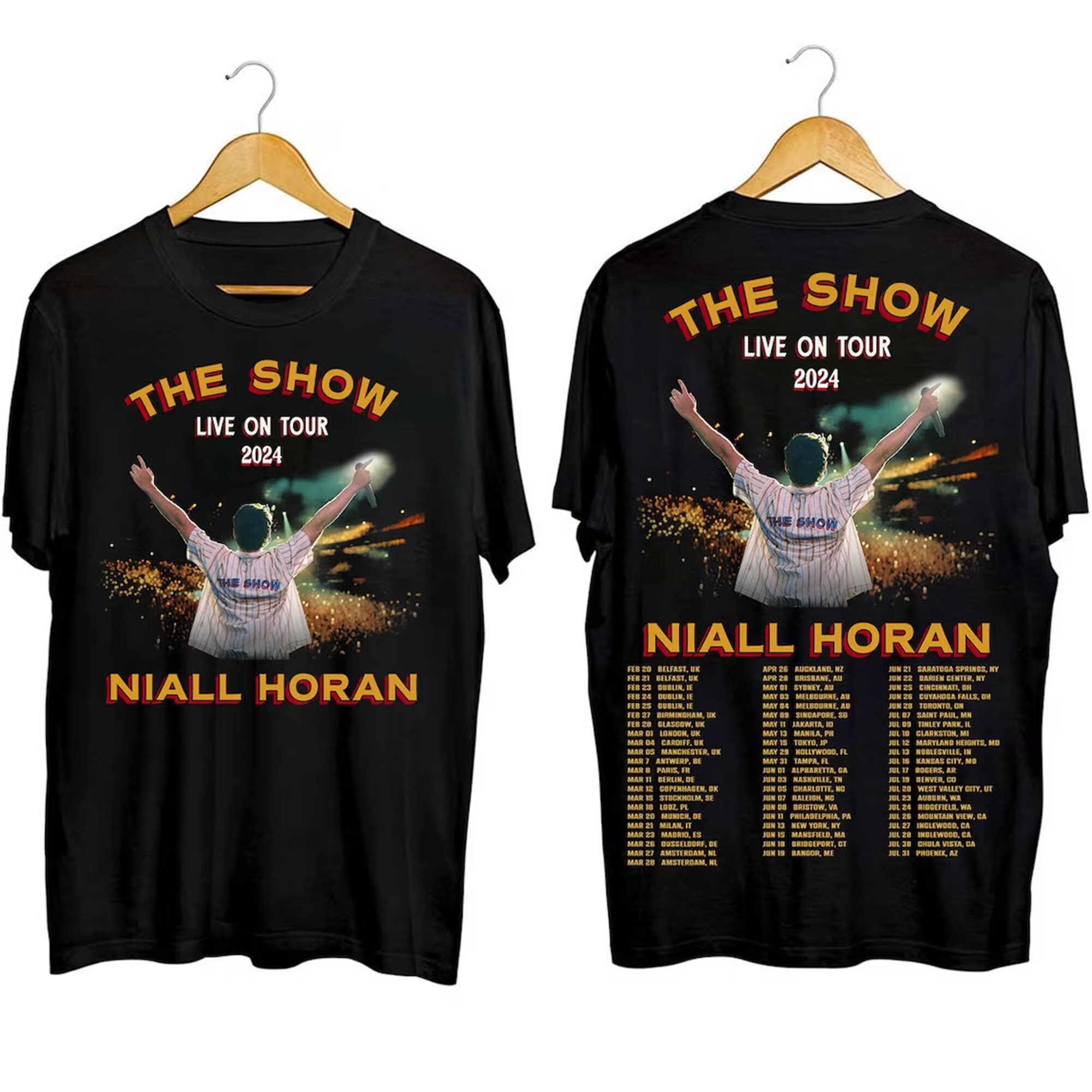 The Show Live On Tour Niall 2024 Shirt, Niall The Show Tracklist 2024 Shirt