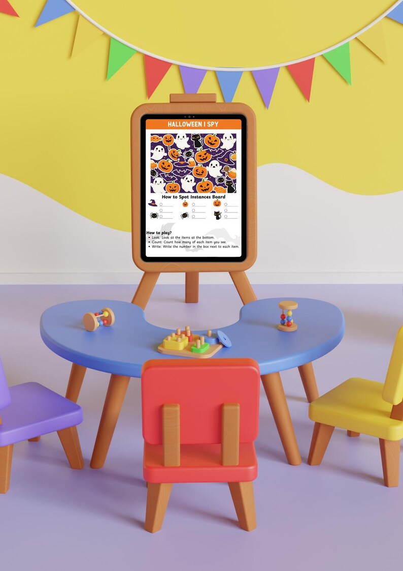 Halloween I Spy Printable Game for Kids | Instant Download PDF ...