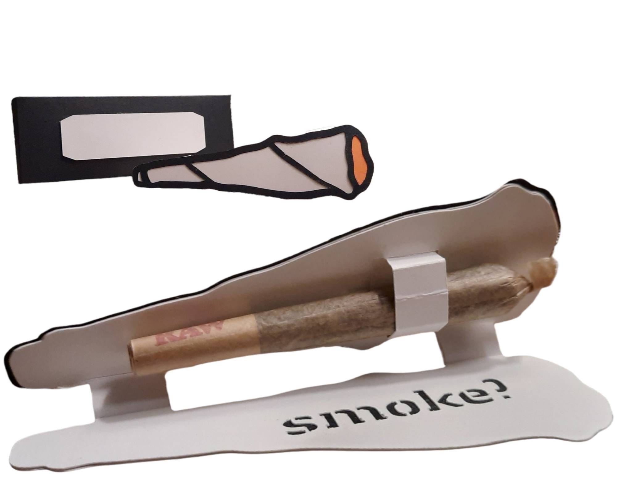 3D Joint Holder Greeting Card & Envelope for 420 Presents. Etsy