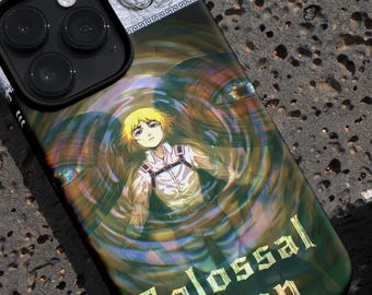 Attack On Titan Phone Case Armin Eren cover for iPhone 16E, Pro, 15, 14, 13, 12, Samsung S25, S23FE, A56, A16, Pixel 9Pro, 9a, 8A