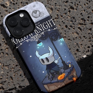 Hollow Knight Phone Case, Tough Cases for Gamers, Unique Gifts for Video Game Fans, Cute Phone Covers, Gaming Merchandise