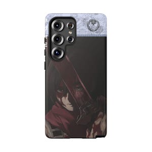 Mikasa Ackerman Phone Case, Attack on Titan Anime Cover for iPhone 17 Air 16e Pro Max 15 14 13 12 11 | Samsung S25 S24 FE | Google Pixel 10 image 7