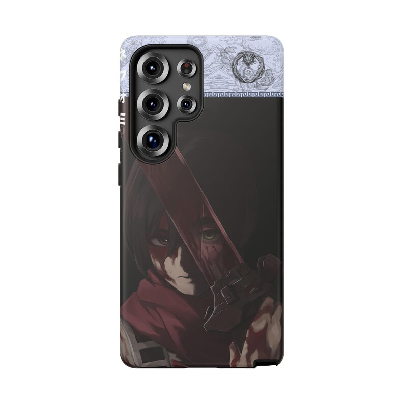 Mikasa Ackerman Phone Case, Attack on Titan Anime Cover for iPhone 17 Air 16e Pro Max 15 14 13 12 11 | Samsung S25 S24 FE | Google Pixel 10 image 7