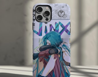 Coque de téléphone anime premium, coque de portable pour iPhone 16 E 15 14 13 12 11 Pro Max Samsung S23 S24 FE S21 S22 S25 Ultra, Nefomi modèle n° : 0016