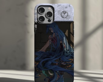 Coque de téléphone anime premium, coque de portable pour iPhone 16 E 15 14 13 12 11 Pro Max Samsung S23 S24 FE S21 S22 S25 Ultra, Nefomi modèle n° : 0012