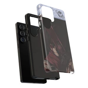 Mikasa Ackerman Phone Case, Attack on Titan Anime Cover for iPhone 17 Air 16e Pro Max 15 14 13 12 11 | Samsung S25 S24 FE | Google Pixel 10 image 10