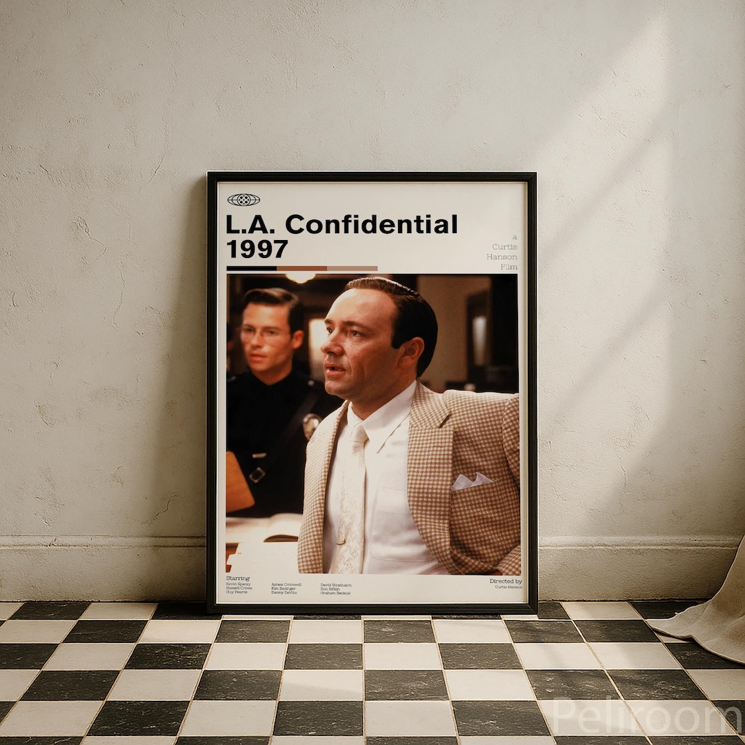 L.A コンフィデンシャル　USオリジナル映画ポスター 1997⁄ L.A. Confidential⁄劇場版ポスター | woodmarquee L.A コンフィ
