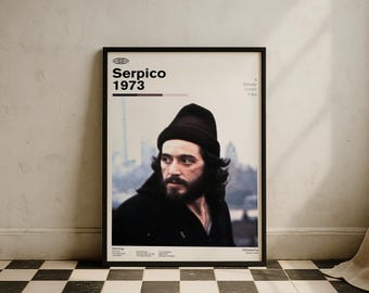 Carlito's Way Vintage Minimalist Movie Poster - Al Pacino