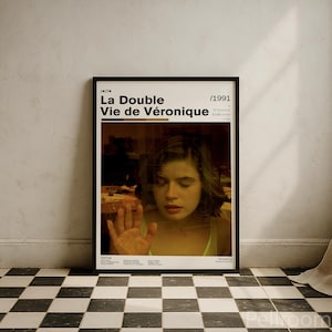 La Double Vie de Véronique (The Double Life of Veronique) Vintage Movie Poster | Krzysztof Kieślowski | Mid Century Modern