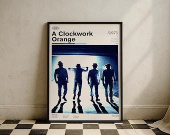A Clockwork Orange Poster | 1971 Stanley Kubrick Vintage Print