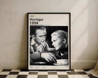 めまい 1958年 映画ポスター - アルフレッド・ヒッチコック アメリカン