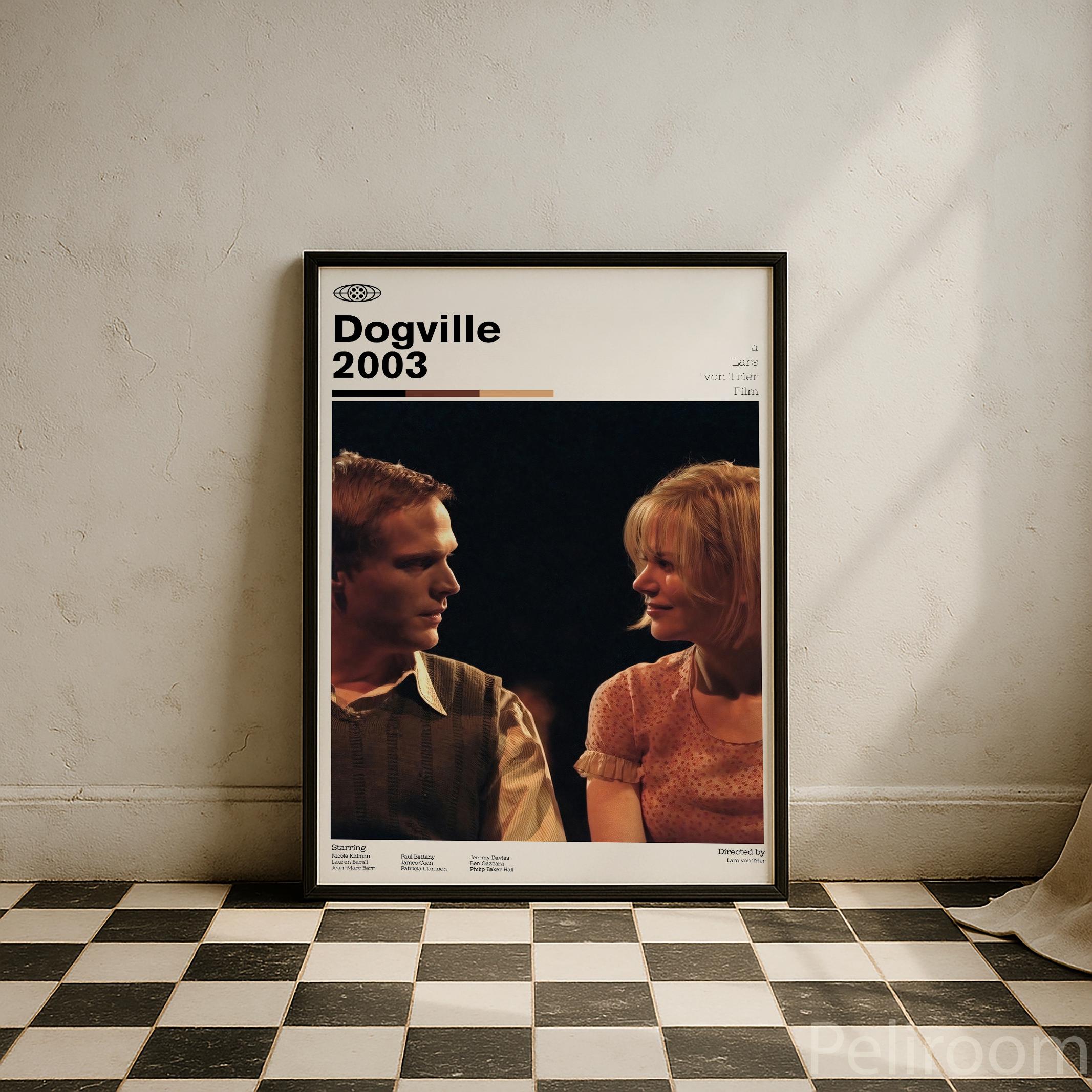Dogville Movie Poster | Lars Von Trier Nicole Kidman | Retro Movie
