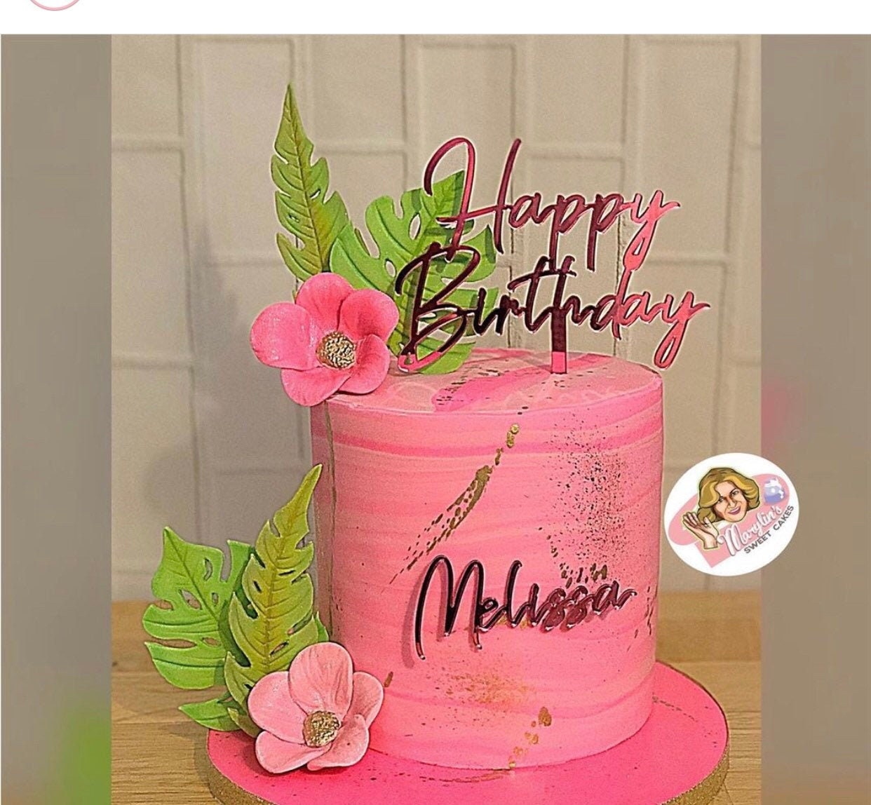 Acrylic Happy Birthday Cake Topper No Name Birthday Cake Etsy Acrylic Happy Birthday Cake Topper No Name Birthday Cake Etsy