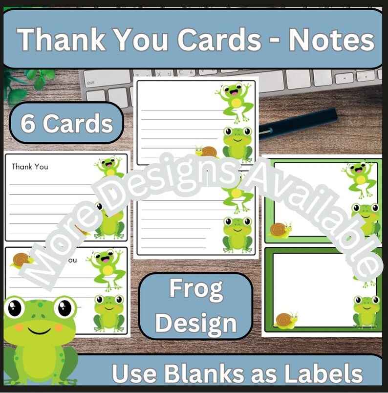Frog Notes.pdf Frog Writing Paper Printable, Kids Story Sheets, Homeschool PDF (6 ...