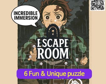 Demon Slayer Escape Room | Printable Anime Game (PDF)