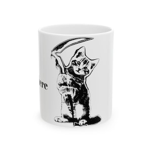 Personalisierte Katze Keramiktasse, kundenspezifische Kitty Kaffeetasse, Katzen-Liebhaber-Geschenk, Haustier-Besitzer-Becher, niedliche Katzen-Teebecher, Katzenmama-Geschenk, Katzenpapa-Geschenk