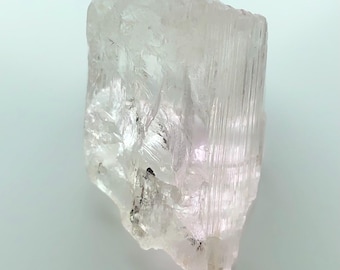 Raw Pink Kunzite Crystal: Natural Heart Chakra Healing Stone