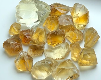 Natural Citrine Rough – Healing Crystal for Abundance & Positivity