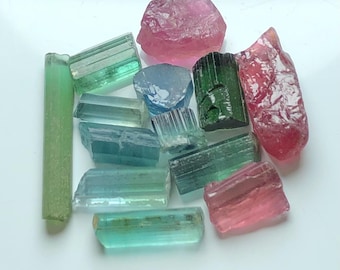 Vibrant Tourmaline Crystals: Raw Energy Stones from Afghanistan