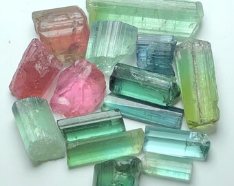 Vibrant Tourmaline Crystals: Raw Energy Stones from Afghanistan