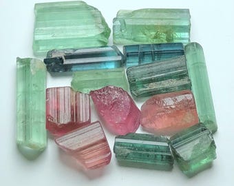 Vibrant Tourmaline Crystals: Raw Energy Stones from Afghanistan