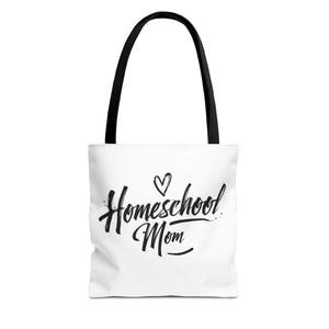 Homeschool Mom Tragetasche | Stilvolle Tragetasche für Mütter, umweltfreundliches Einkaufen, Geschenk für Lehrer, wiederverwendbare Einkaufstaschen, Schulanfang