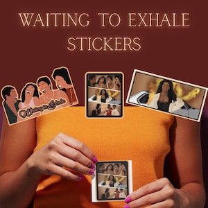 Waiting to Exhale Party Stickers: 90s Sisterhood Theme