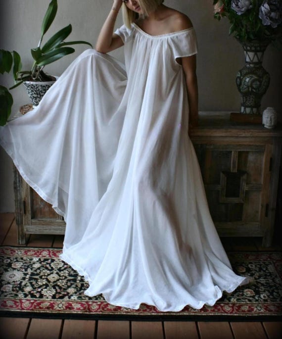 chinese dress ladies Long Spaghetti Strap Nightgown – Steamboat Dry Goods main image 0
