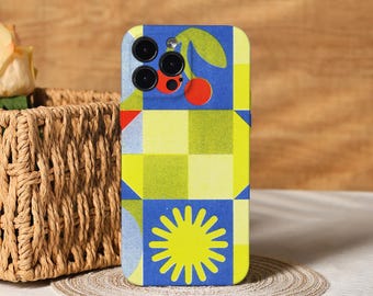 Modern Art Aesthetic Phone Cover for iPhone 17, 16, 15, 14, 13, 12, 11 Pro Max Xs, 13 12 Mini Case, Trendy Phone Case