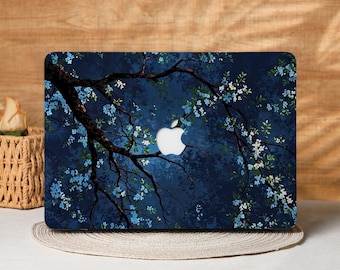 Night Aesthetic MacBook-hoes laptophoes voor 2025 Air 15/13/11 inch, A2991 A3241 A2337, MacBook Pro 13/14/15/16, laptophoezen M4 M3 M2