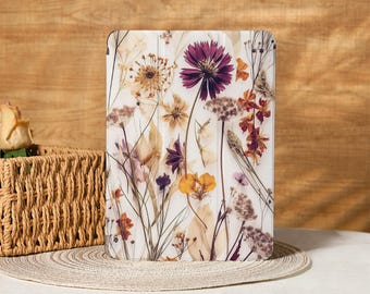 Floristic Bloom iPad Case With Pencil Slot For iPad 11/10/9 Gen, 2025 iPad Air-11/13″, iPad Pro 11"12.9'' iPad Mini 6/7, iPad 2022 2021 2024
