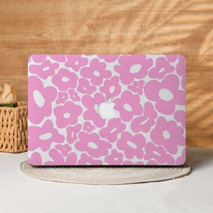 Rosa Classic Floral Macbook Hülle Laptop Hülle für 2025 Air 15/13/11 Zoll, A2991 A3241 A2337, MacBook Pro 13/14/15/16, Laptop Sleeve M4 M3 M2