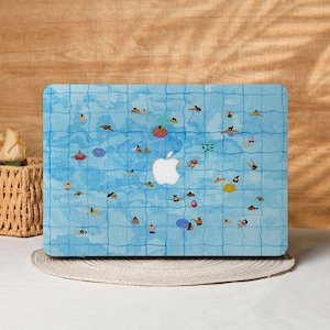 Swimming In Pool Macbook Case Laptop Cover for 2025 Air 15/13/11 Inch, A2991 A3241 A2337, MacBook Pro 13/14/15/16, Laptop Sleeves M4 M3 M2