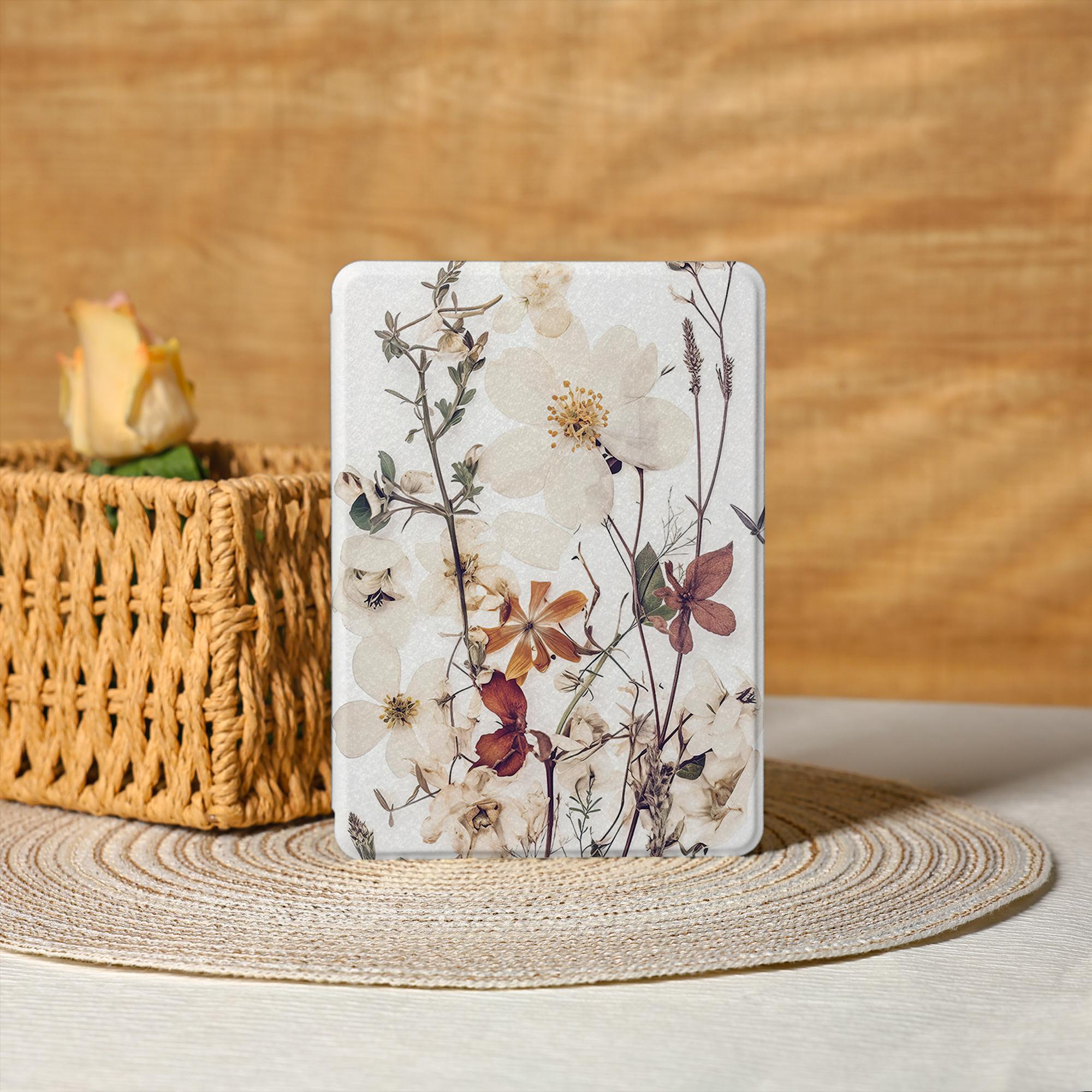 Watercolor Hummingbird Case For Kindle 11th Gen - PU Leather Cover With Auto Wake/Sleep