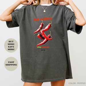 Spicy Chili Pepper Graphic Tee: Hot &#39;n Spicy Comfort Colors Shirt
