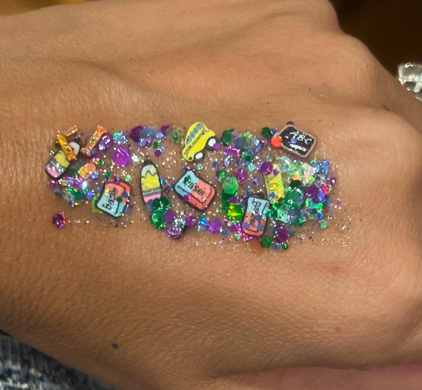 Back to School Glitter Hair Gel - Thumbnail 3