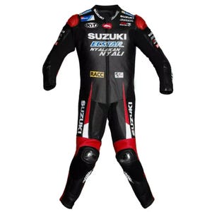 Motorcycle original cowhide leather racing suit - Genuine Pure Leather Biker Jacket & Pants Set for Safety -Handmade Replica Motorbike Suit