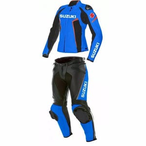 Premium Genuine Leather Motorcycle Racing Suit | Handmade Real Leather Men’s Motorbike Gear